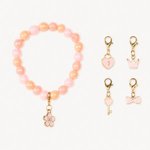 Βραχιόλι με χάντρες και εναλλάξιμα charms για κορίτσια 