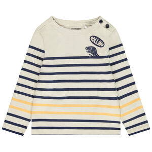 Marinière en jersey print dino pour garçon 