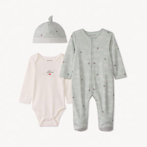 Σετ γέννησης 3 τμχ. interlock «Ma maman d