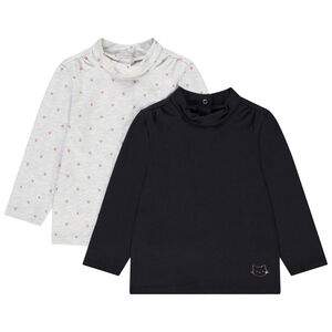 Σετ από 2 ζιβάγκο σε jersey για bebe κορίτσι 