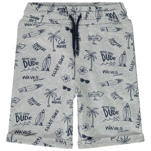 Βερμούδα από molleton με σχέδιο για αγόρι 