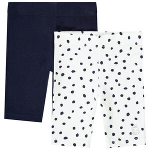 Σετ από 2 κολάν μονόχρωμα με εκτύπωση λογότυπου 