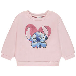 Φούτερ oversized με εκτύπωση glitter Stitch Disney για κορίτσι. Main Φούτερ oversized με εκτύπωση glitter Stitch Disney για κορίτσι.