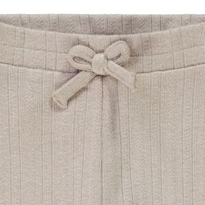 Καλσόν σε jacquard με φανταχτερό φιόγκο για κορίτσι 