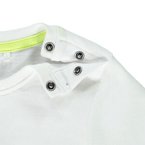 T-shirt κοντομάνικο με σχέδιο καμηλοπάρδαλη και φοίνικες για μωρό αγόρι 