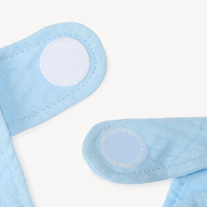 Σετ 3 μαντήλια μανίκια από βαμβακερό γάζα με σχέδιο μύρτιλας για κορίτσια μωρών. 