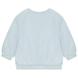 Φούτερ molleton oversized με σχέδιο για bebe κορίτσι 