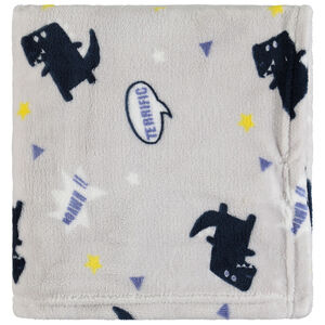 Κάλυμμα από sherpa με σχέδιο δεινοσαύρων 