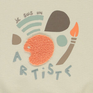 Φούτερ molleton oversized με σχέδιο ζωγραφικής για bebe αγόρι 