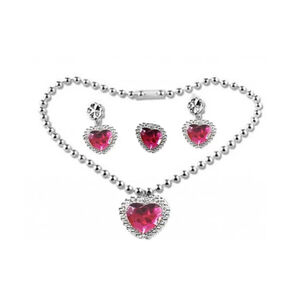 Σύνολο κοσμημάτων πριγκίπισσας σε σχήμα καρδιάς για μεταμφίεση 