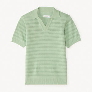 Πόλο κοντομάνικο πλεκτό με σχέδιο για αγόρι. 