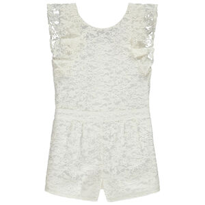 Γιορτινή κοντή φόρεμα από οργανζά με κέντημα για κορίτσι 