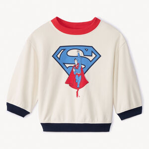 Φούτερ molleton oversize Superman Warner για bebe αγόρι  Main Φούτερ molleton oversize Superman Warner για bebe αγόρι