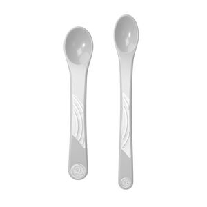 Κουταλάκια Ταΐσματος 4+Μηνών Pastel Grey 2τμχ 