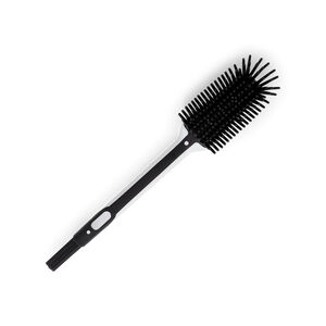 Βούρτσα Για Μπιμπερό Σιλικόνης Black White Twistshake  