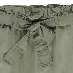 Παντελόνι fluide lyocell μονόχρωμο για κορίτσι 