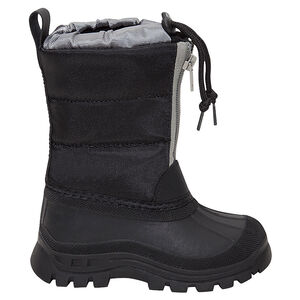 Μποτάκια apres-ski με επένδυση, φερμουάρ και κορδόνια σύσφιξης σε νούμερα 28 έως 35 