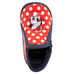 Ψηλά παντοφλάκια με πουά, ρίγες και απλικέ σήμα Μίνι  