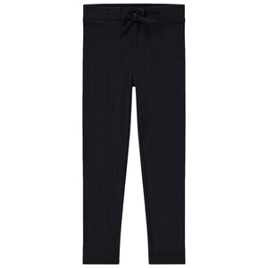 Καλσόν σε jacquard με φανταχτερό φιόγκο για κορίτσι 