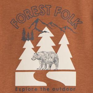 Μπλουζάκι με ψηλό γιακά και διακοσμητικό print για αγόρι 