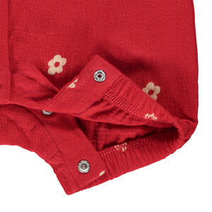 Σαλοπέτα κοντή με εκτύπωση λουλουδιών για μωρό κορίτσι 