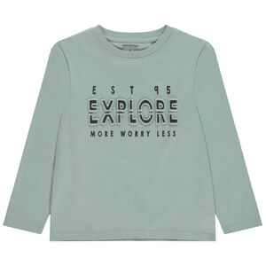 T-shirt μακρυμάνικο φαντασίας για αγόρι 