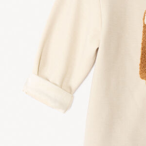 Φούτερ molleton με κέντημα loop ζώο για bebe αγόρι 