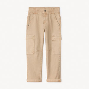 Τζιν ίσιο βαμμένο με cargo τσέπες για αγόρι 