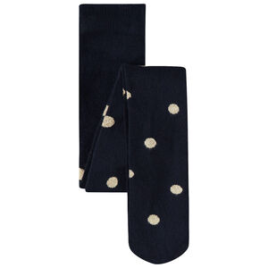 Πάχυνση καλσόν με χρυσές βούλες για κορίτσι 