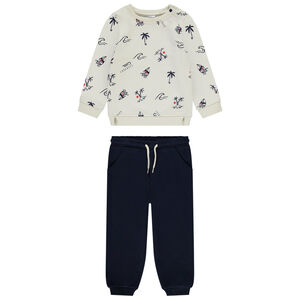 Σετ φόρμα print tropiques για bebe αγόρι 
