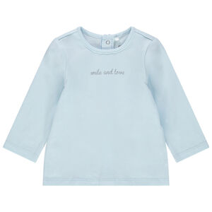 Μπλουζάκι μακρυμάνικο από οργανικό βαμβάκι  με τύπωμα  