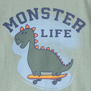 Μπλούζα μακρυμάνικη από jersey με φαντεζί σχέδιο για bebe αγόρι 