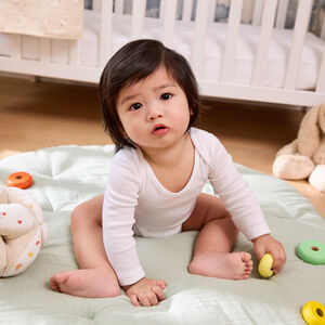 Σετ από 5 λευκά σώματα με μακριά μανίκια για μωρό 