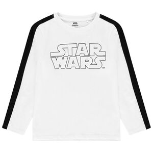 T-shirt manches longues en coton print Star Wars pour enfant garçon Main T-shirt manches longues en coton print Star Wars pour enfant garçon