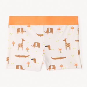 Βαμβακερό μαγιό με σχέδιο ζώων της σαβάνας για μωρό αγοράκι 