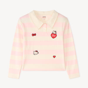 Πόλο κοριτσιού με μακριά μανίκια Hello Kitty 