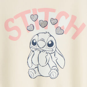 Μακρυμάνικη μπλούζα με εκτύπωση Stitch της Disney για μπεμπέ κορίτσι. 