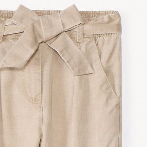 Παντελόνι cargo από twill με ζώνη κορίτσι 