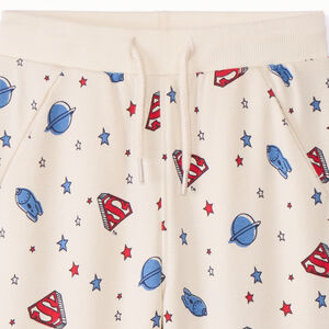 Παντελόνι jogging molleton με τύπωμα Superman Warner για bebe αγόρι 