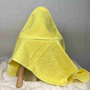 Μονόχρωμη Kάπα-Μπουρνούζι Κίτρινο - ABO 