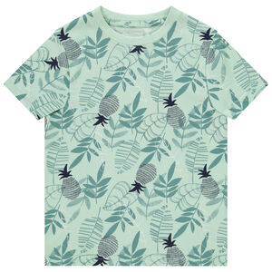 Κοντομάνικο μπλουζάκι με σχέδιο φύλλα για αγόρι 