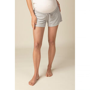 Short pyjama de grossesse côtelé 