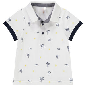 Πόλο κοντομάνικο με σχέδιο φοίνικες για bebe αγόρι 