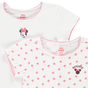 Σετ από 2 φανελάκια κοντομάνικα Minnie Disney κορίτσι 