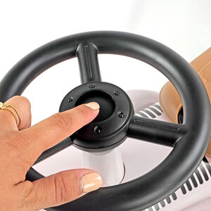 Ρετρό vintage ποδηλατάκι/περπατούρα - λευκό 