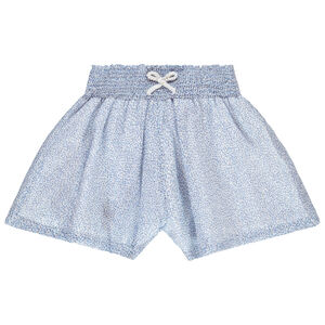 Jupe culotte en voile imprimé pour fille Main Jupe culotte en voile imprimé pour fille