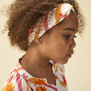 Bandeau effet croisé imprimé pop fille 