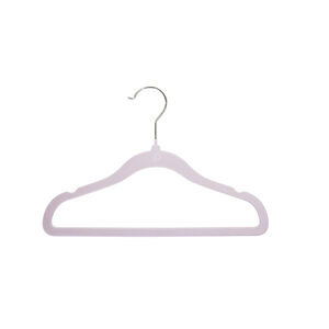 Σετ από 6 κρεμάστρες βελουτέ λεβάντα 