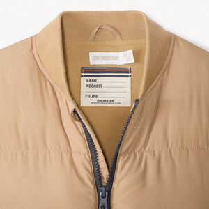 Μπουφάν διπλού υφάσματος μονόχρωμο για αγόρι 