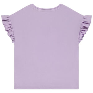 T-shirt κοντομάνικο με βολάν και σχέδιο Minnie Disney για κορίτσι 